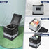 Collapsible Portable Toilet for Camping, Travel, Outdoor, Car, RV & Emergency Use, Lightweight Potty with Paper Holder