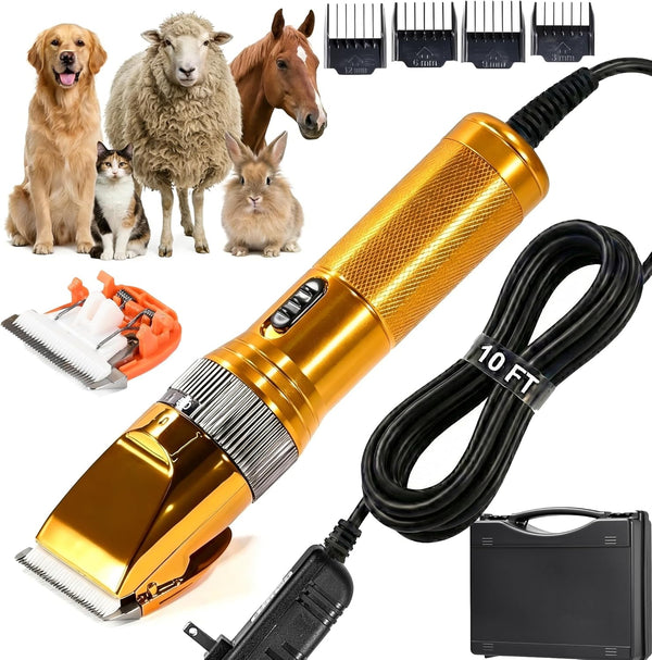 Lumirio 36V Professional Dog Clippers for Grooming Thick Hair, Heavy Duty Sheep Shears