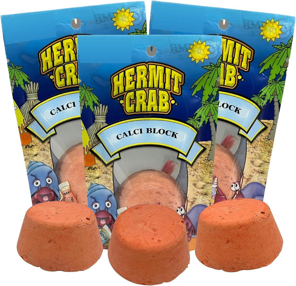 Needzo Hermit Crab Calci Food Block, Treat and Calcium Supplement Set, Keep