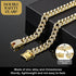 Dog Chain Diamond Collar, Walking Metal Chain with Secure Buckle, Pet Jewelry for Small Medium Large Dogs