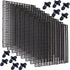 8 Pieces Fish Tank Divider with Sucker Clips 30x30cm/11.8x11.8“ Aquarium Filter Bottom Divider Partition Separator