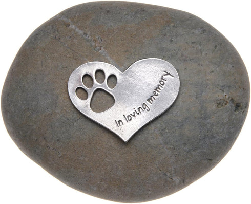 Comforting Dog Memorial Gift - Sympathy or Condolence Gift for Loss of Pet, In Loving Memory Stone by Whitney Howard