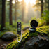 Tnyvm Black Carabiner Key Chain Compass Thermometer Metal Camping Outdoor Gadgets Hiking Survival to Multifunctional