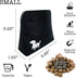 Pocket Sized Dog Treat Pouch - Treat Pouches for Pet Training - Small Dog Treat Pouch with Magnetic Closure - Dog Walking Treat Bag for Dog Training - Black with Gray Interior