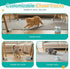 ICECTR Interactive Cat Toy for Indoor Cats,Electric Remote Control Cat Chaser,Auto/Manual Control DIY Cat Feather Toy