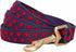 Blueberry Pet Valentine's Day Dog Leash, Gothic Grape, Velvety Soft-Touch Heart Flocking Lead for Small Dogs, 5 ft x
