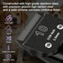 7FC A5, KM-10 7FC 1/8-Inch 3.2mm Black-3Pcs. Detachable Pet Dog Grooming Blades, Compatible with Ainds, Oster Wahl