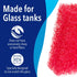 Evergreen Pet Supplies Aquarium Supplies Glass Cleaner Sponge - 4-Pack, Red, 3.25-in x 3.25-in x 1-in - Non-Scratch