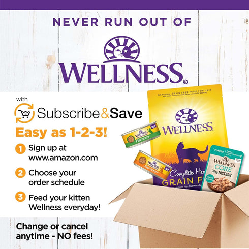 Wellness Complete Health Chicken & Turkey Pate Favorites Variety Pack, 5.5 Oz Can (Pack of 12)