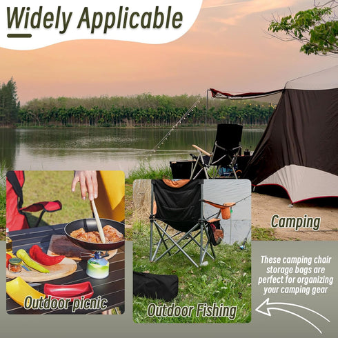 BangBoom 2 Packs 210 39.3 2 Polyester Camp Chair Replacement Bag, In Large Portable Folding Chair Bag Storage