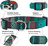 Cute Soft Girl Dog Collar with Bow, Detachable Adjustable Bowtie Dog Collar for Small Medium Large Pets