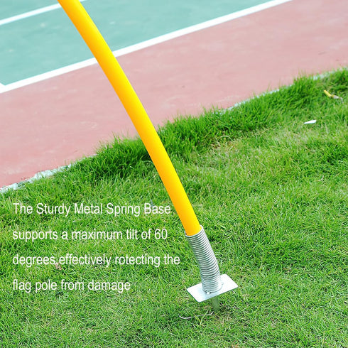 Zosebffej Set 4 Soccer Corner Flags with Storage Bag, of Corner Flags for Soccer Field, Football soccer training