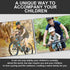 shouldbuy 2~5 Kids Bike Seat Replacement with Handlebar,Detachable Front Mounted Child Bicycle Seat with Foot Pedals