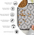 12x18, Bone Dry Machine Washable, Ultra Absorbent Pet Mat, Brown Stripe