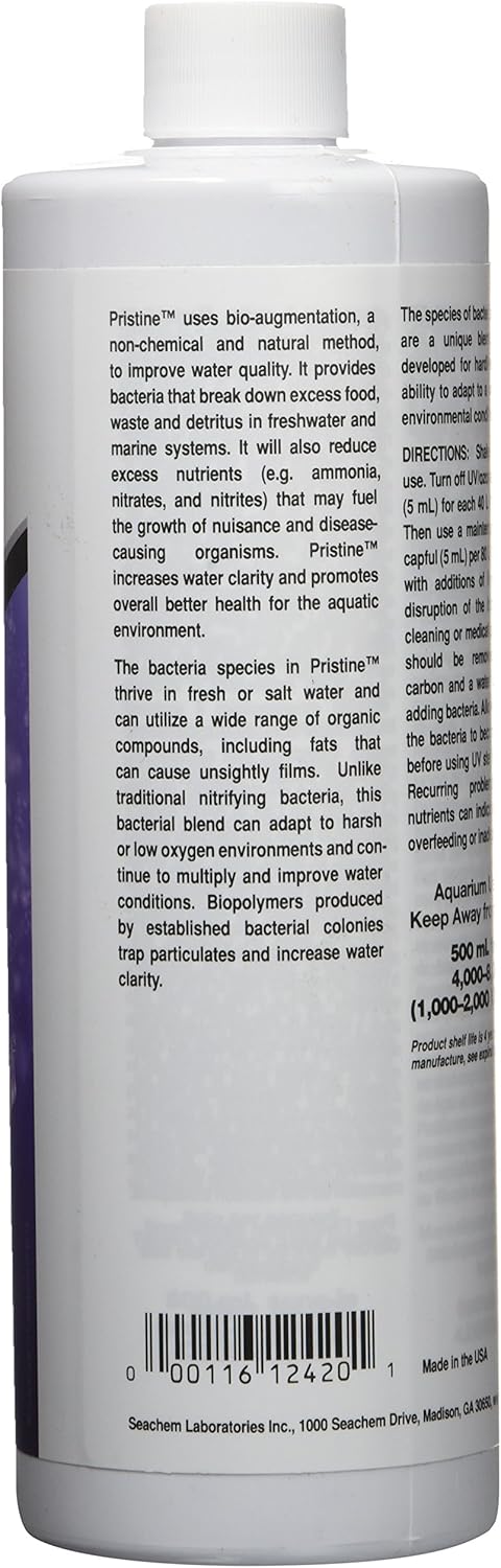 Seachem Pristine Aquarium Treatment, 500ml