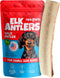 Split Elk Antler Chew for Small Dogs, Grade A, Long Lasting, Organic Treats & Toys, Naturally Shed