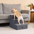 EHEYCIGA Dog Stairs for Small Dogs, 3-Step Extra Wide Indoor Ramp for Couch and Chair, Non-Slip