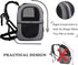 Apollo Walker Pet Carrier Backpack for Large/Small Cats and Dogs, Safety Features and Cushion Back Support for Travel