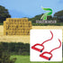 2 Pack Sturdy and Durable 11" Red Hay Hook 47010500 Hay Hook Replaces Farmex/Speeco 47010500 S47010500 Hay Hook for Feeders Fonts Troughs Farms and Pasture