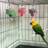Bird Grinding Beak Calcium Stone with Bell, 6-Pcs Chewing Toys for Chinchilla, Bunny, Budgie
