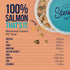 100% 2.75 oz ~55 65% Stewart Wild Salmon Dog Treats, Tub, Pieces, Freeze Dried Raw, Single Ingredient, Protein Training