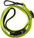 alcott Weekender Leash with Reflective Stitching & Neoprene Padding, Adjusts 3' to 5' Long, Green
