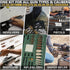 iunio Universal Gun Cleaning Kit with Mat and Case, Full Brass Jags, Rods and Adapters for All Guns