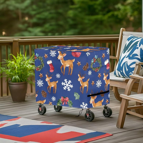 Sarogrorin Outdoor Cooler Covers Waterproof Foldable Patio Cooler Cover for Outdoor 80-100 Quart