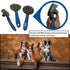 ATE Pro. USA 5 Set, Set, Puppy Supplies Starter Kit, pc Retractable Leash, Studded Leather Collar, Pet Grooming Brush