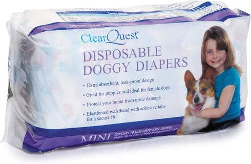 Disposable Doggy Diapers, Super Absorbent Leak-Proof Pet Diapers