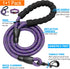 Heavy Duty Dog Leash, 5 ft Long - Comfortable Padded Handle, for Small Medium Large Dogs (Leash+Collar M Neck 16"-20",