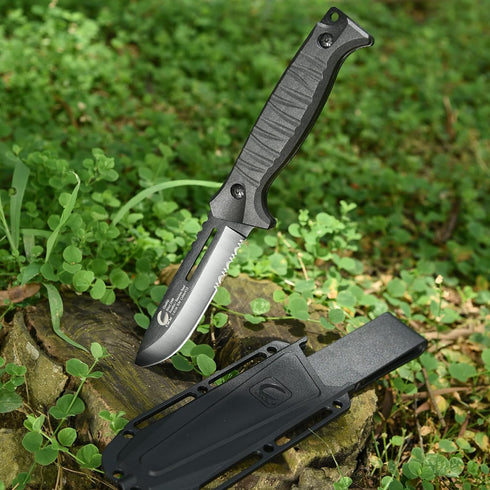 Hunting Knife, Fixed Knife with Sheath, EDC 4-Inch Small Knife, High Grade Stainless Steel Gift Knife