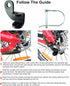 Steel Hitch for Burley Bike Trailer - 12.2 MM Hitch Compatible with Burley Bee, Honey Bee, Old Models