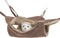 Niteangel Snuggle Sack Pet Hammock Swing for Ferret, Rats, Suger Glider, Squirrels - Chocolate Napping Bed Pocket