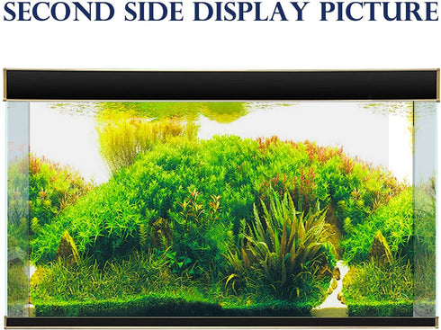 New 20" x 48" Fish Tank Background Paper, 2 Sided Colorful Seaweed Water Plants Aquarium Poster