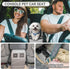 PETSFIT Multipurpose Console Dog Car Seat, Portable Small Dog Car Seat for Dogs, Cat Carrier, Pet Carrier Airline
