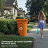 50 Packs Compostable Dog Poop Bags for Swivel Bin & Rake Dog Pooper Scooper, AYOTEE Dogs Waste Bags with Handles