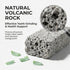 RAINFLOW 12PCS Chinchilla, Hanging Rabbit Lava Blocks Mineral Calcium Grinding Stone for Bunny Hamster Teeth Grinding