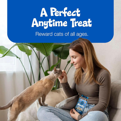 5-oz Blue Buffalo Bursts Crunchy & Creamy Cat Treats, Great for Training, Paw-Lickin' Chicken, Bag