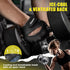 HOZMOZ Ventilated Weight Lifting Gloves, Thick Padded Workout Gym Gloves with Full Palm Protection & Grip & Shock