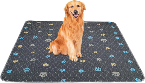 Aitmexcn Washable Puppy Dog Pee Pad, 2PCS 100% Waterproof Whelping Training Mat