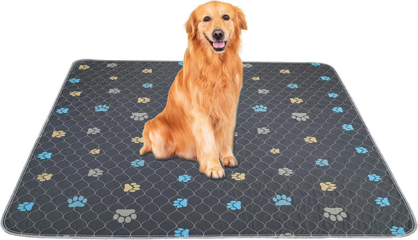 Aitmexcn Washable Puppy Dog Pee Pad, 2PCS 100% Waterproof Whelping Training Mat