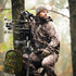 PAMASE Tree Stand Gear Hangers with 3 Metal Hooks, Thick Strap Bow Hanger for Hunting Equipment