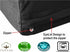 Dogbed4less Replacement Canvas External Cover for XXL Pet Bed - Black - 55"X37"X4" Size