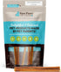 Raw Paws Thin Bully Sticks for Small Dogs, 6-Inch (5 Count) - Low Odor Chews, Free-Range Pizzle Sticks, Rawhide