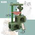 37.4" Cozy Hammock AIWIKIDE Cactus Cat Tree Tower with Twin Cat Condos for Indoor Cats, All-in-One Activity Center