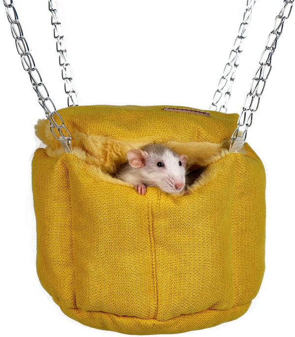 Rat Bed, Sugar Glider Hammock, Rat Bed for Cage, Guinea Pig Hanging