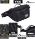 Rough Enough Black Cordura Mens Fanny Pack, Tactical Crossbody Waist Pack for Hiking and Fishing