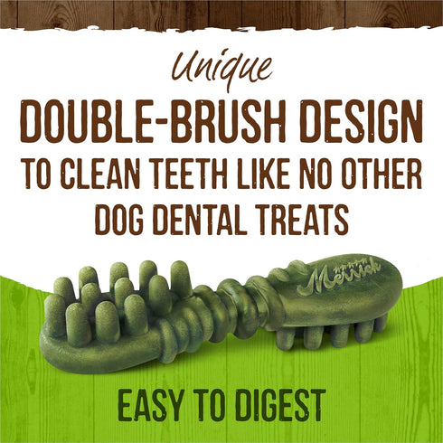 Merrick Fresh Kisses Natural Dental Chews Infused with Coconut and Botanical Oils for Medium Dogs - 30 ct. Box