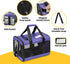 Soft-Sided Cat Carrier, Airline Approved Dog Carrier with Inner Safety Leash for Small-Medium Pets (Purple M)